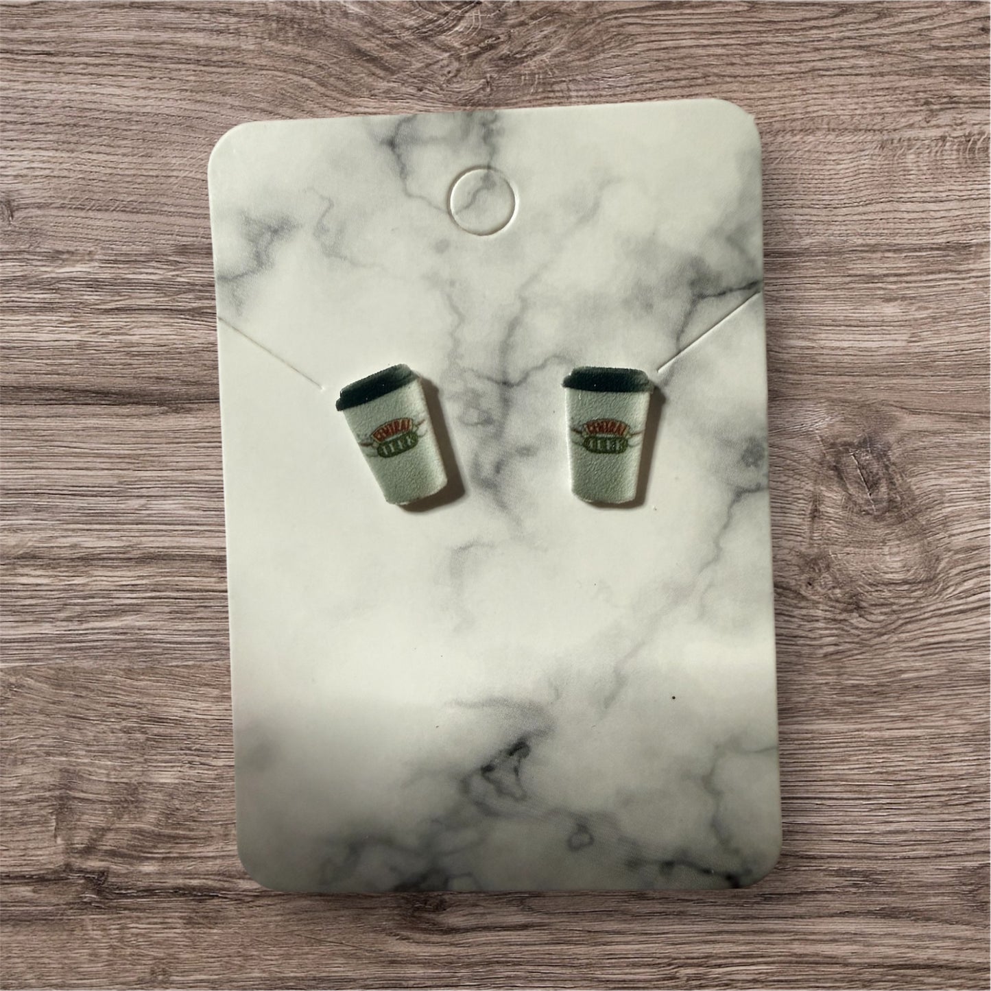 Central Perk Coffee Stud Earrings