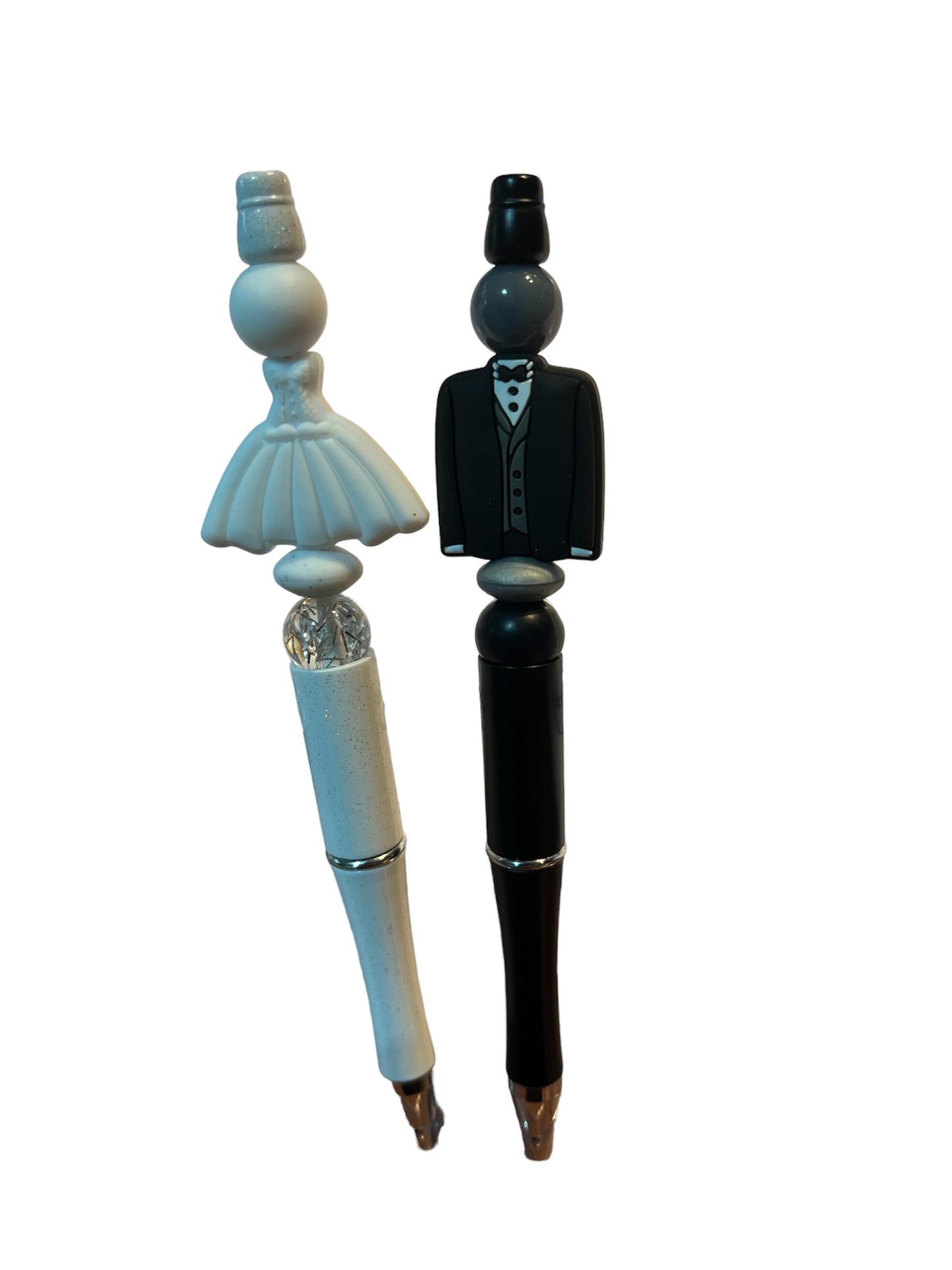 Bride & Groom Beaded Pens