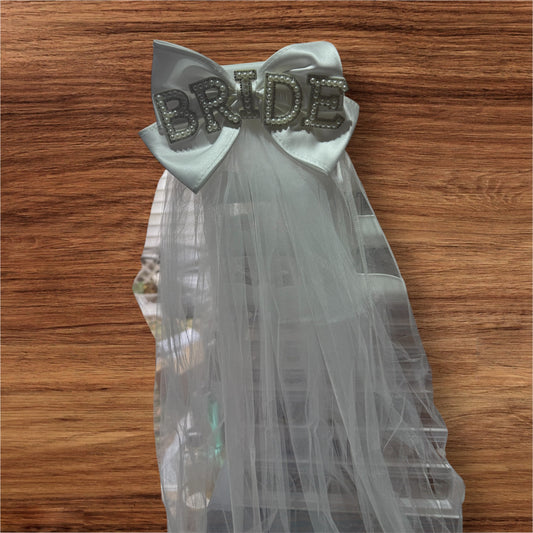 Pearl "Bride" Bow Veil