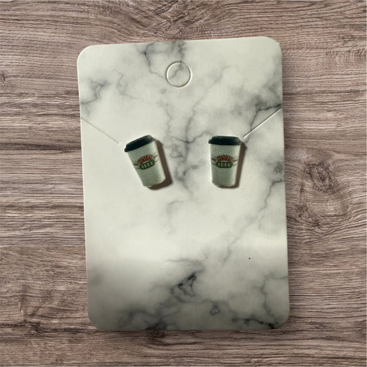 Central Perk Coffee Stud Earrings
