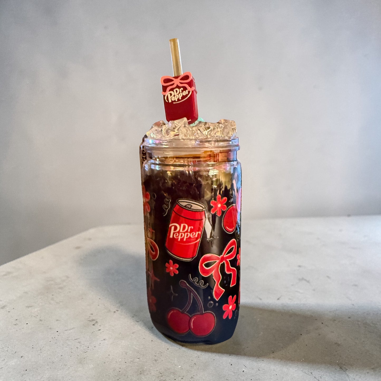 Dr Pepper Soda Effect Filled Tumbler