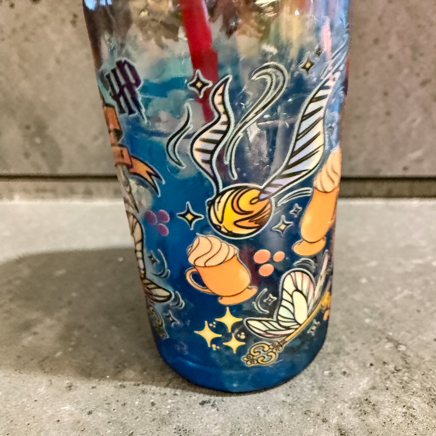 Harry Potter Lava Drip Effect Tumbler