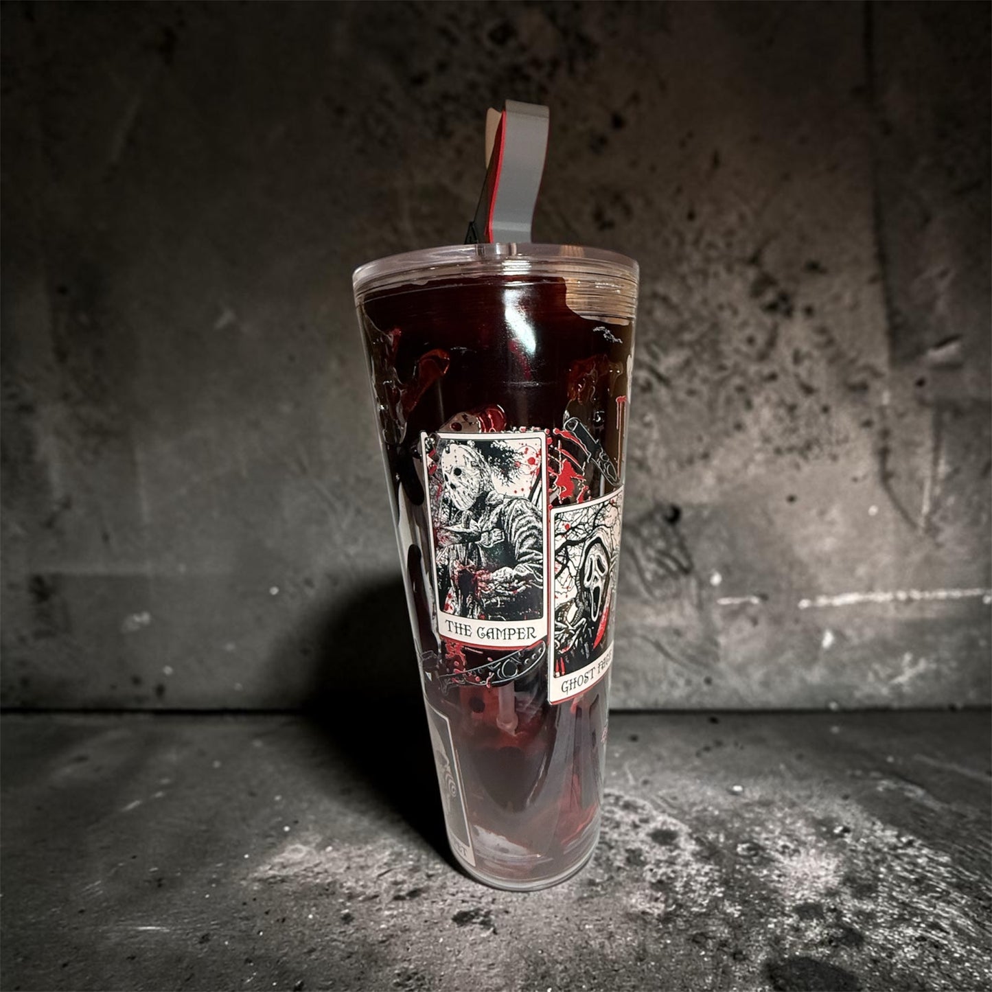 Horror Villains Drip Tumbler