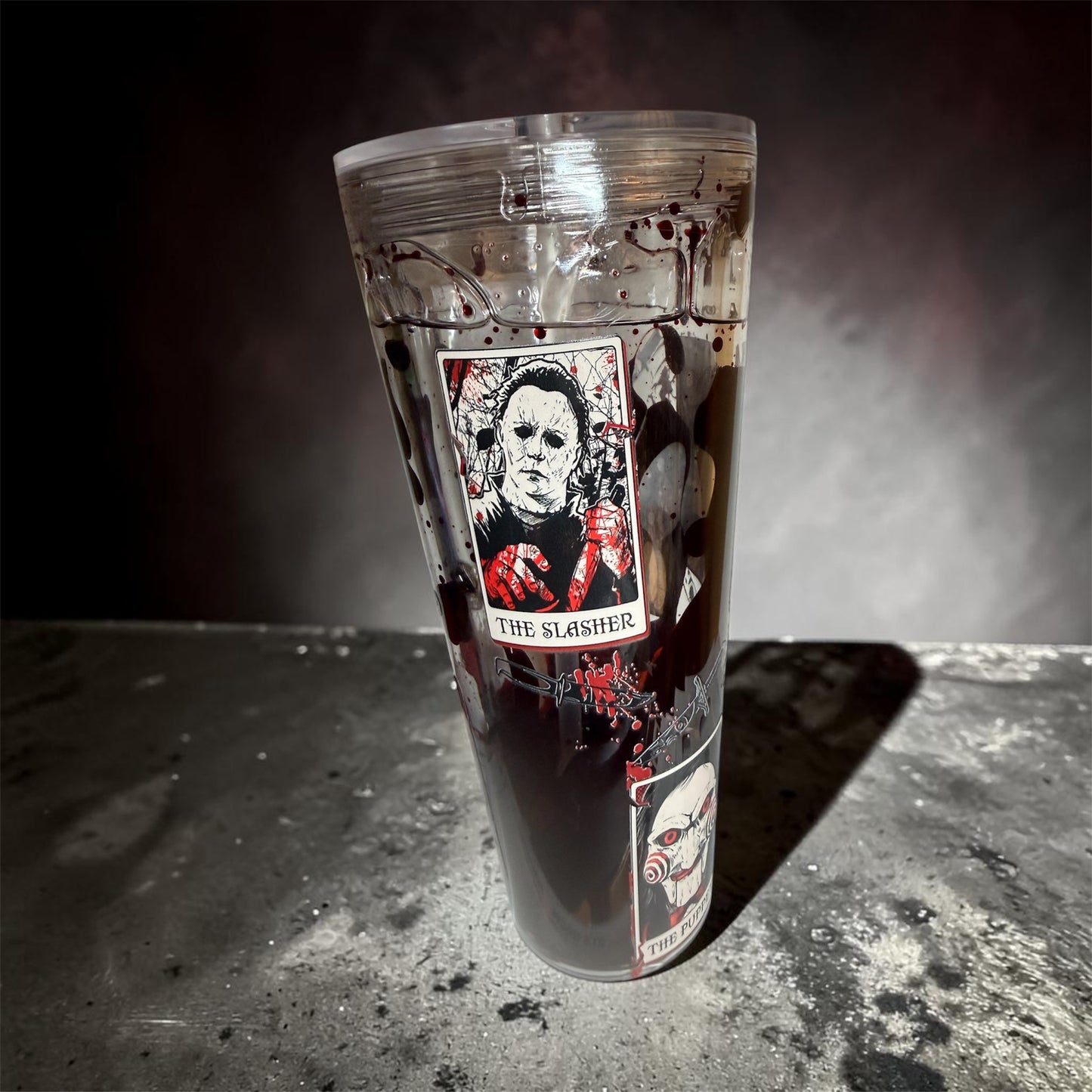 Horror Villains Drip Tumbler