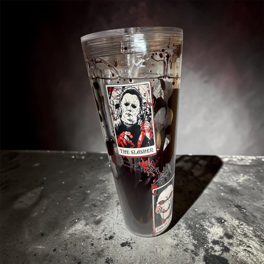 Horror Villains Drip Tumbler