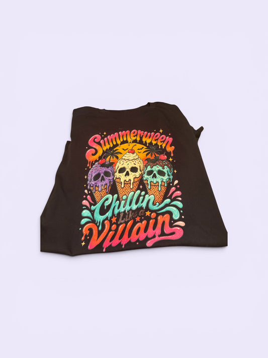 Summerween Chillin’ Like a Villain tee