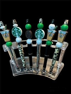 Coffee Theme Beaded Pens